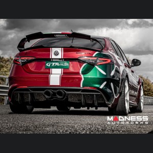 Alfa Romeo Giulia Quadrifoglio GTAm Conversion Kit by PariS'5 GaraGe - Front Bumper - FRP/ Carbon Fiber